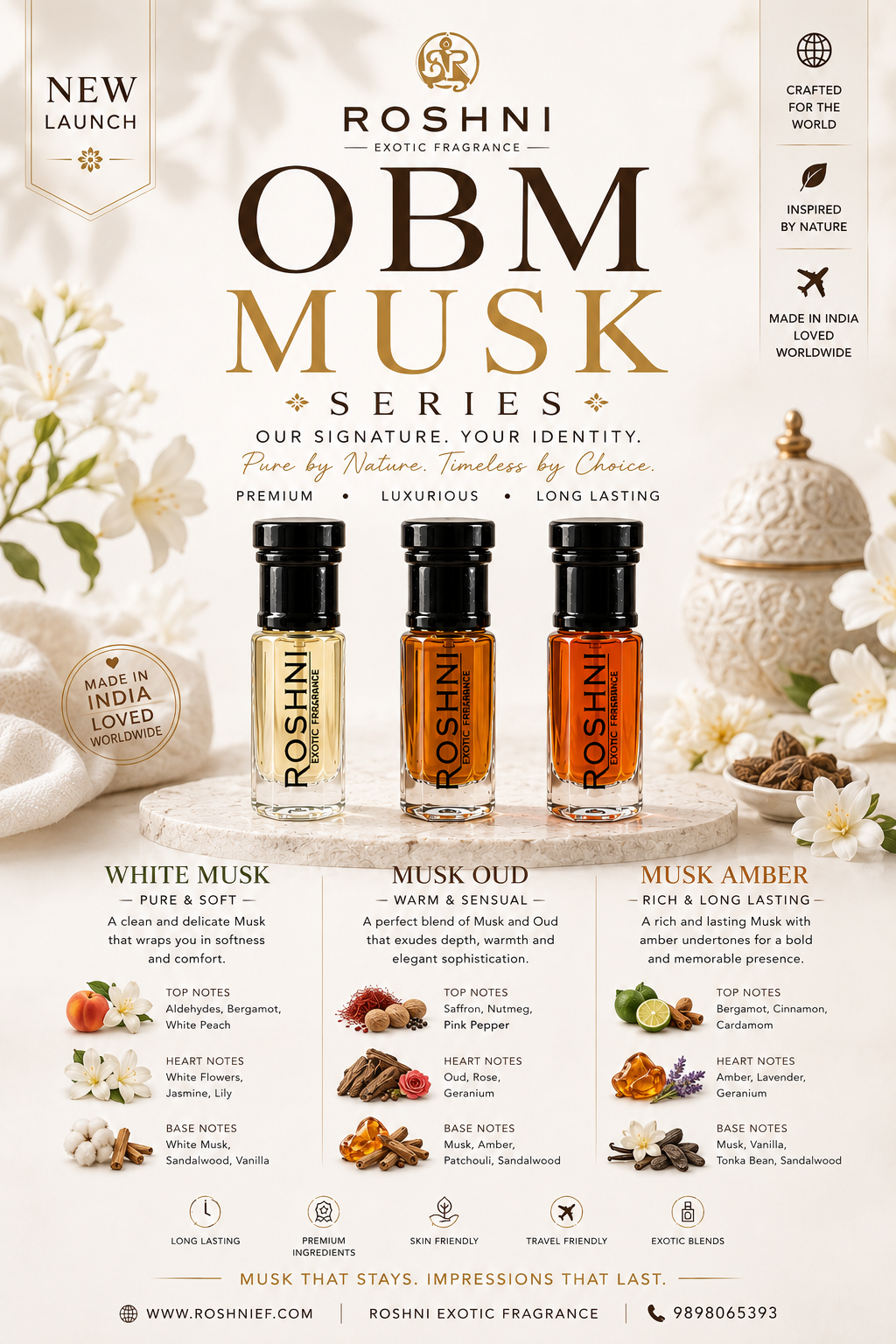 Roshni OBM Booster Attar Trio