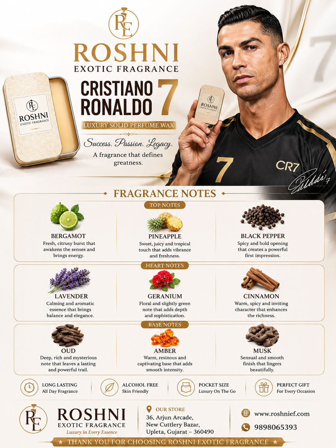 CRISTINO RONALDO 7 SOLID PERFUME