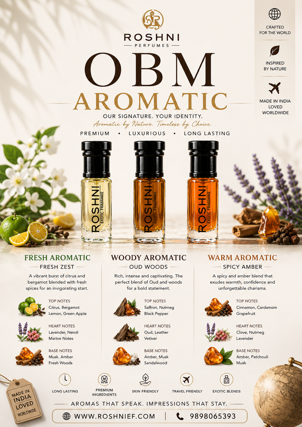 Roshni OBM Booster Attar Trio