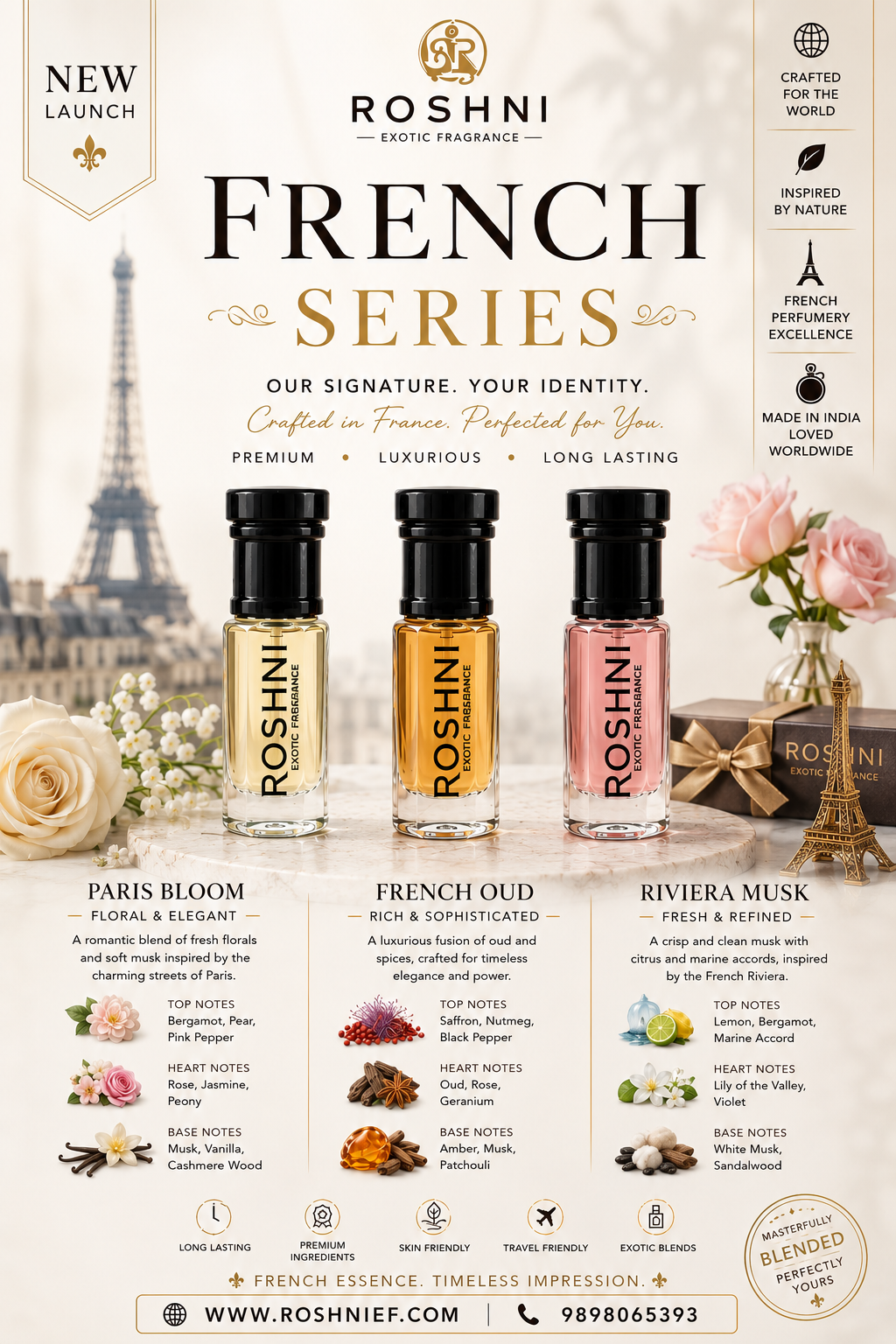 Roshni OBM Booster Attar Trio